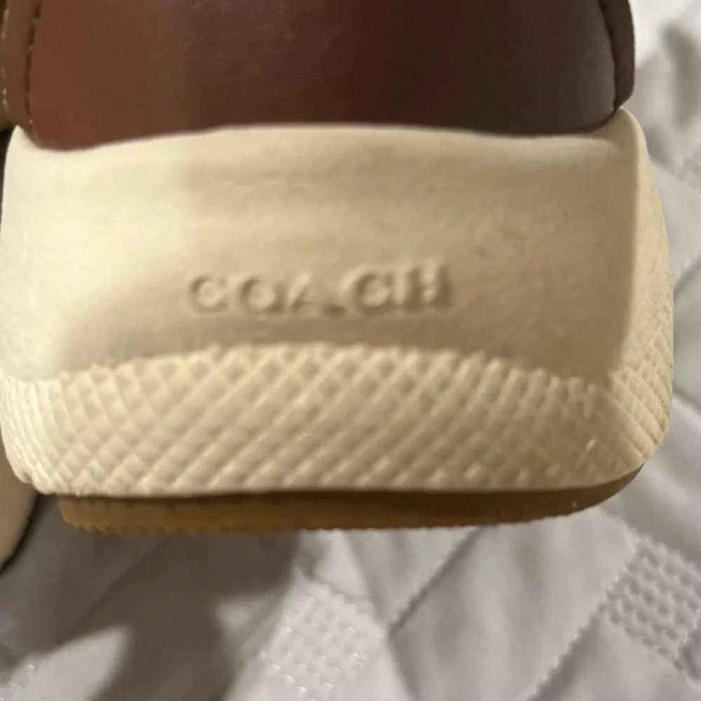 Coach Shoes Womens Logo Sneakers Size 8 B Multicolor Sig Tech Runner - Picture 7 of 11